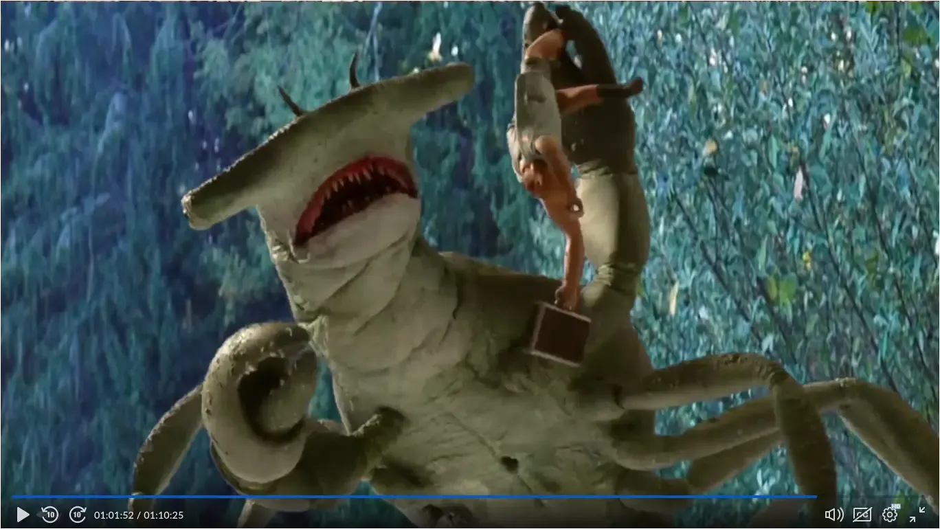 Cocaine Shark - Shark-crab eats a guy