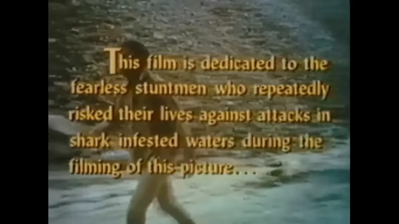 Shark (1969) - Opening dedication